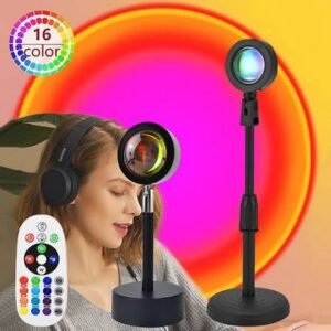 City Marting RGB Ambient Sunset Projection Desk Lamp